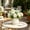 Beige, variant on Wavy Textured Ceramic Planter with Matching Saucer, Matte Curved Relief Flower Pot, Indoor Tabletop Floral Container for Bedroom Kitchen Living Room Decor