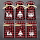thumbnail image 4 of Bolsas de regalos de Navidad Sacos de Navidad Bolsa de sacos de Papá Noel por sublimación, 4 of 4