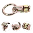 thumbnail image 1 of Luxshiny 1Ensemble Attache de Rail Fer avec Raccord pour Transport Stable de Cargaison, 1 of 8