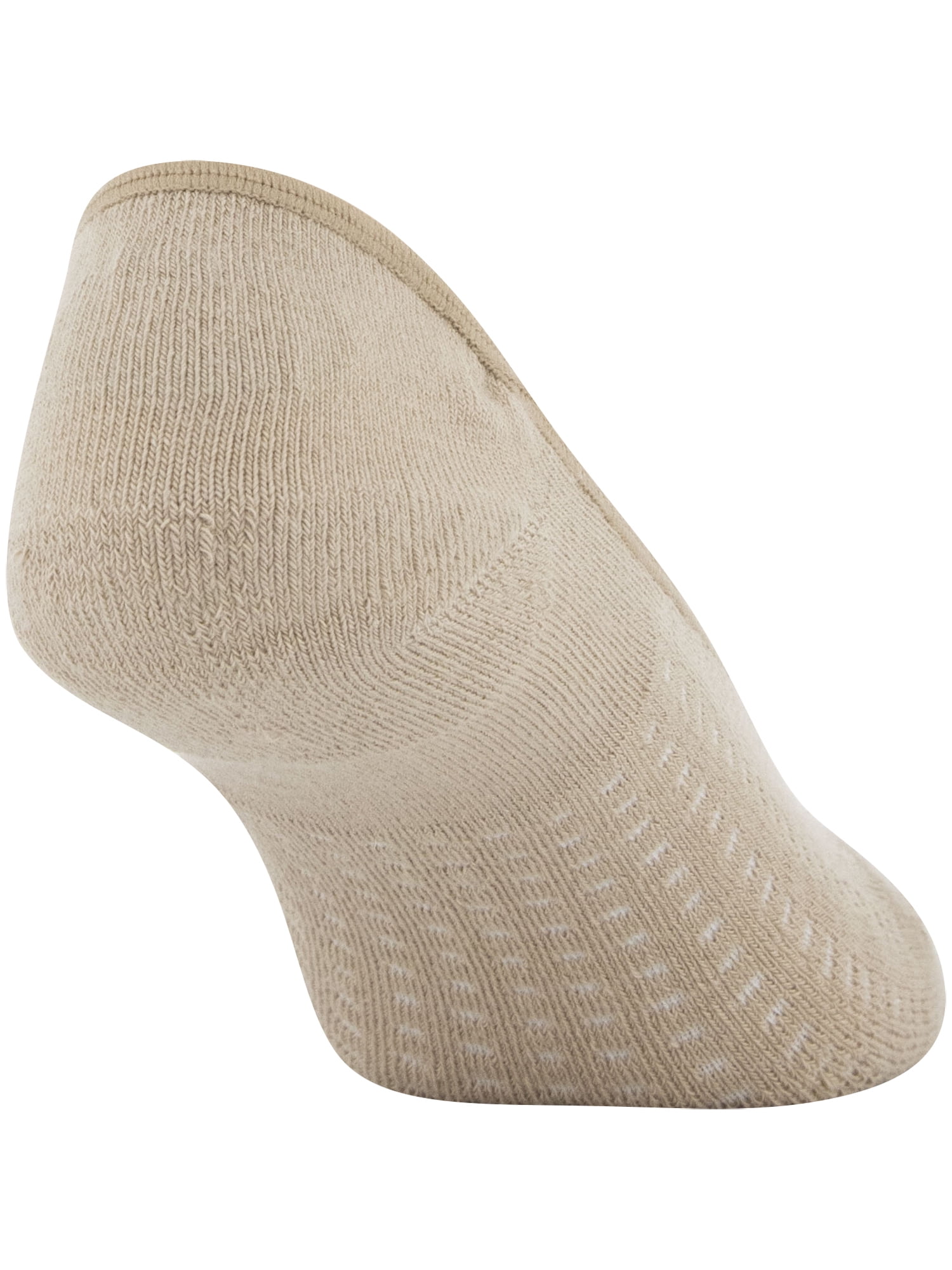 Peds Women's Cushion Super Low Cut No Show Liners, Shoe Sizes 5-10, 5-10W and 8-12, 3 Pairs