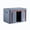 10x8x4 inch-Light Blue, variant on WWC Storage Bins, Foldable Linen Storage Cubes with Durable Handles, Stackable Clothes Organizer with Clear Window for Bedroom Beddings Closet Dorm