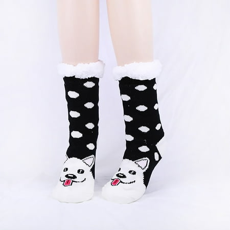 

Blueek Extra-Warm Indoor Socks Women Bed Socks Warm Winter Gift Soft Floor Sock