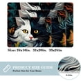 thumbnail image 2 of Cat Non-Slip Machine Washable Polyester Floor Carpet Office Rug Chair Mats, 2 of 6