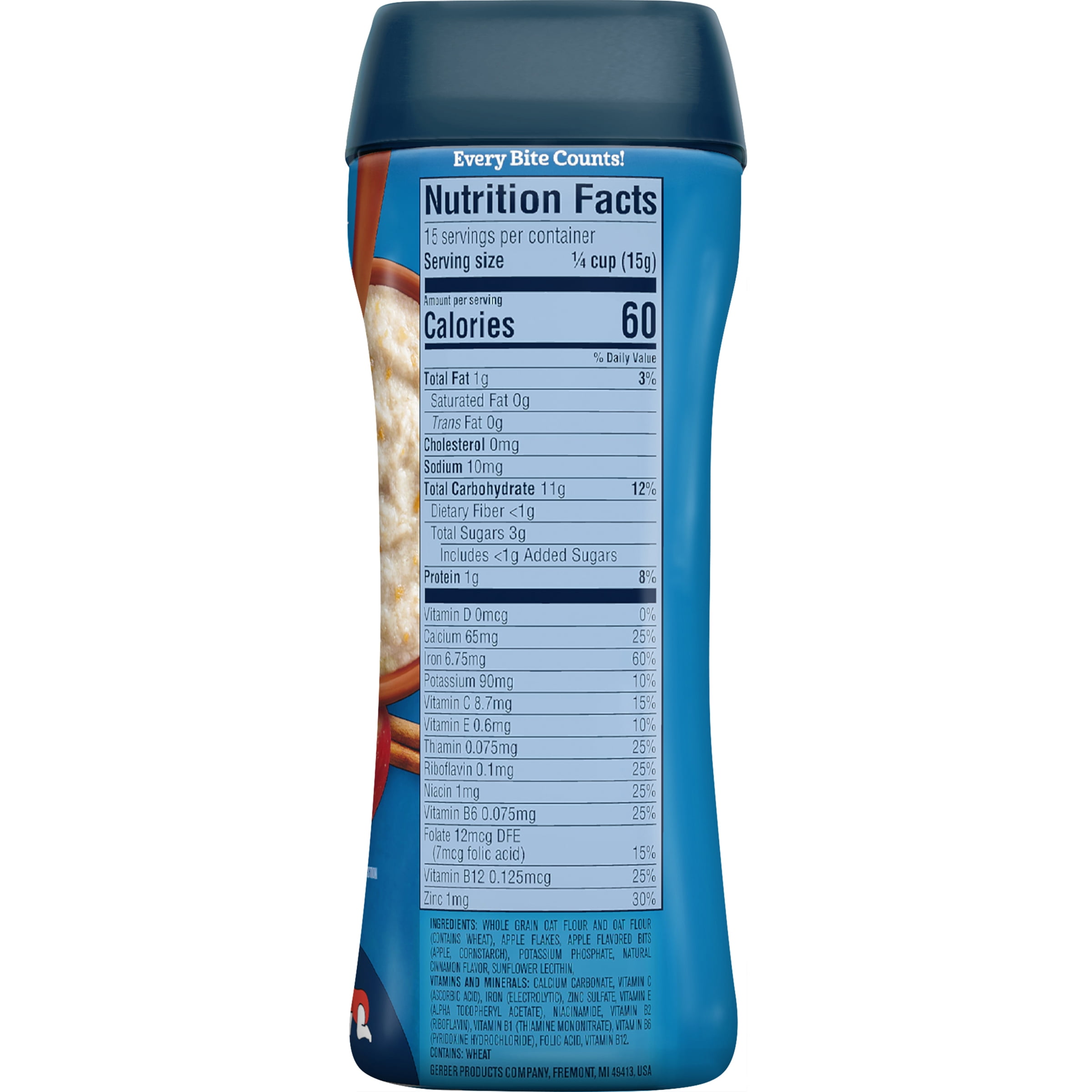 gerber oatmeal apple cinnamon