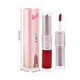 thumbnail image 1 of 2 in 1 Dual Ended Matte Liquid Lipstick And Matte Lip Gloss Moisturizing Long Lasting Waterproof Bean Paste Lipstick, 1 of 3
