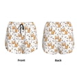 thumbnail image 6 of Goofa Corgi with Hearts Printed Women 2 in 1 Running Shorts,Quick Dry Athletic Workout Shorts,High Waisted Athletic Shorts with Liner Pockets-Small, 6 of 9