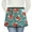 White-3, variant on Men Women Aprons with Pockets Work Waist Apron Pioneer Colorful Floral Half Apron