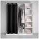 thumbnail image 5 of Cortina de puerta Blackout Joydeco, 198 cm, privacidad, 1 panel, negra, 5 of 7