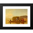 thumbnail image 2 of George Caleb Bingham 14x11 Black Modern Framed Museum Art Print Titled - The Trappers’ Return (1851), 2 of 5