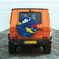 thumbnail image 6 of Naloa Cartoon Shark PVC Leather Spare Tire Wheel Cover for Car Truck SUV Camper Trailer Universal Fit many size14 inch, 6 of 6