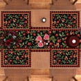 thumbnail image 5 of Linen Yule Placemsts Set of 4 Pagan Christmas Table Mats Scandinavian Straw Goat Julbock Mistletoe Christmas Decorations and Supplies for Home Table-12×18'''', 5 of 5