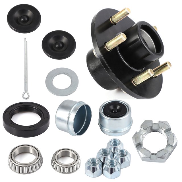 1 Set Trailer Hub Assembly fits 11/16" to 13/8" Trailer Axles 3500lb