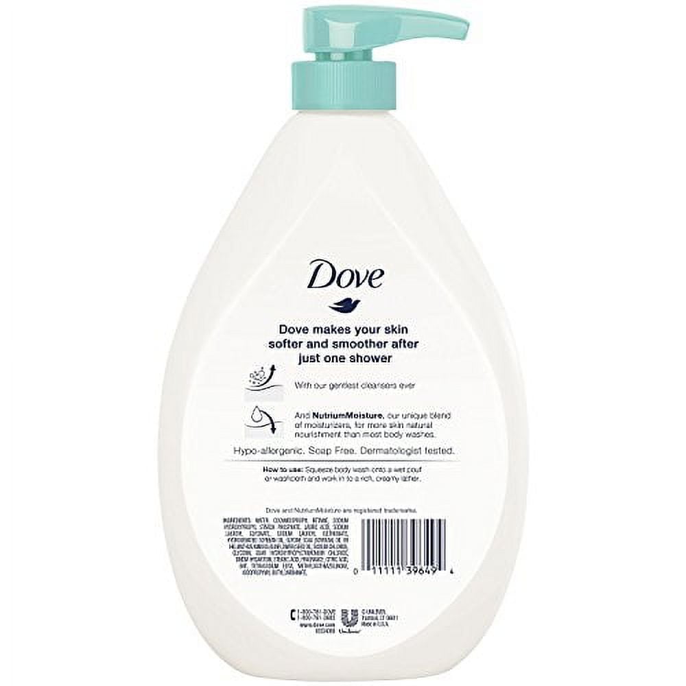 Dove Body Wash Sensitive Skin Pump 34 Ounce (Pack of 2)