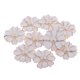 thumbnail image 3 of 10 Uds Botón De Flor De Diamantes De Imitación De Perlas Sunnimix Adornos Planos Blanca + Perla, 3 of 8