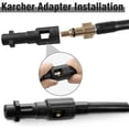 thumbnail image 3 of Manguera de lavado de alta presión de 15M para Karcher K-Series (K1-K7) y Lavor, manguera de limpieza de drenaje, para dragado y limpieza de obstrucciones, manguera de lavado resistente con, 3 of 5