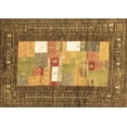 thumbnail image 1 of Ahgly Company Indoor Rectangle Abstract Brown Contemporary Area Rugs, 6' x 9', 1 of 4