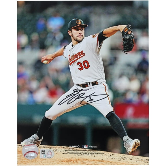 Grayson Rodriguez Baltimore Orioles Autographed 8" x 10" MLB Debut Photograph - Fanatics Authentic Certified