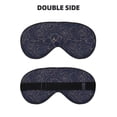 thumbnail image 2 of Goofa Copper-Gold Gloss Outline Navy Dark Blue Printed Sleep Eye Mask for Men Women, Zero Eye Pressure Sleeping Mask, Light Blocking Night Blindfold, Soft Eye Shade Cover, 2 of 7
