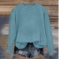 thumbnail image 2 of Womens Crewneck Sweatshirt Trendy Fall Fashion Clothes Soft Pullover for School, 2 of 6