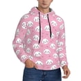 thumbnail image 2 of Sikiie Cute Cat Men's Hoodie, Essentials Hoodie, Sweatshirt, Pullover Hooded Sweatshirt for Men-4X-Large, 2 of 7
