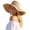 Khaki, variant on Sun Hats for Women Beach Hats for Women Packable Foldable Wide Brim Womens Sun Hat UPF 50+