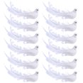 thumbnail image 1 of 12pcs Simulation Pigeon Décor Plume Pigeon Ornement Simulation Oiseau Modèle, 1 of 7