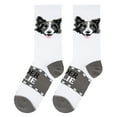 thumbnail image 6 of Cool Socks Border Collie Fun Print Novelty Crew Socks for Women, Size 5-10, 6 of 6