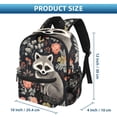 thumbnail image 2 of Raccoon Cute Printed Backpack with Adjustable Shoulder Strap, Large Capacity, Lightweight, 2 of 6