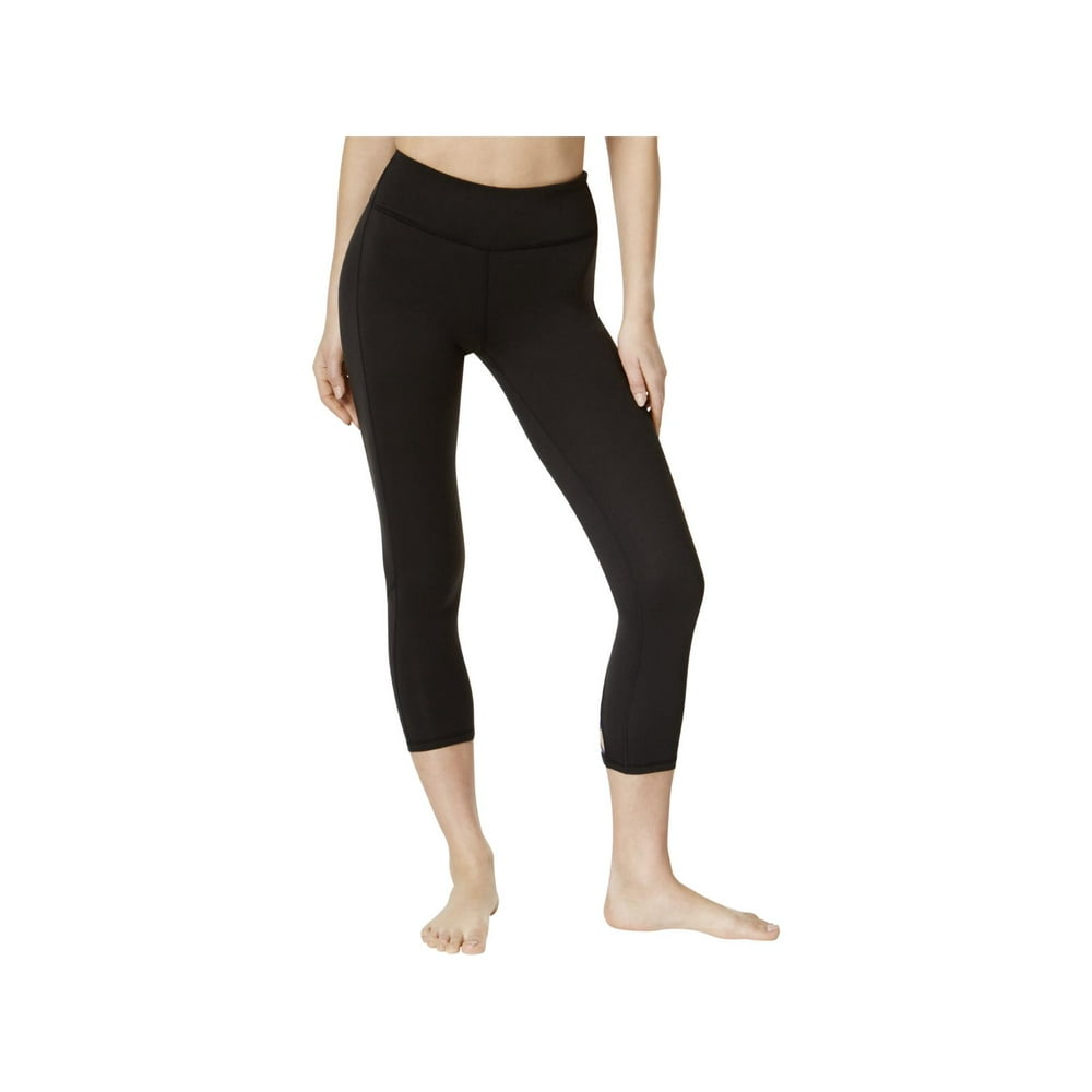 Gaiam Gaiam Womens Capri CrissCross Contrast Athletic Leggings