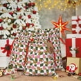 thumbnail image 6 of Naloa Abstract Pink Plaid Butterfly Drawstring Christmas Bags, 3D Xmas Gift Bags, Christmas Wrapping Bags, Xmas Goodie Bags, Treat Pouch Bags, Party Favor Bags-Medium, 6 of 9