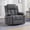 Grey, variant on GAOHAPY Rocker Recliner Chair with Heat and Massage,360°Swivel Recliner Chair for Adults Elderly,Oversized Recliner Single Sofa Seat with 2 Cup Holders and Side Pocket(Brown)