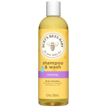 Burt's Bees Baby Shampoo & Wash, Calming Tear Free Baby Soap - 12 Ounce (Best Baby Wash Products)