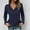 Navy, variant on Sevevn Womens Sweatshirt Casual Textured Long Sleeve Henley Button V Neck Loose Pullover 2025 Trendy Fall Outfits Tops