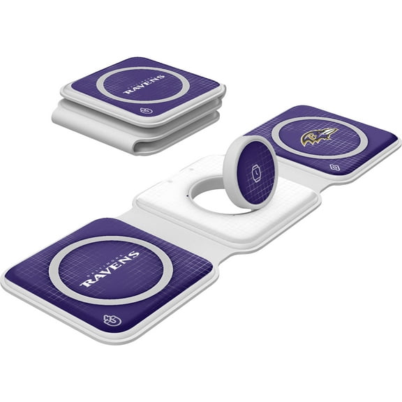 Keyscaper Baltimore Ravens 3-in-1 Foldable Charger