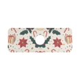 thumbnail image 7 of Yayeee Faucet Mat for Kitchen Sink 14.7" Diatomite Long Splash Guard Pad, Beige Christmas Candy Canes, 7 of 7