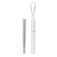 thumbnail image 2 of Paja Portátil Ecológica, Kit de Cepillo de Limpieza de Paja RetrácaTil Para Beber Paja de Paja de Paja Recta, Botella reutilizable para beber, 2 of 7