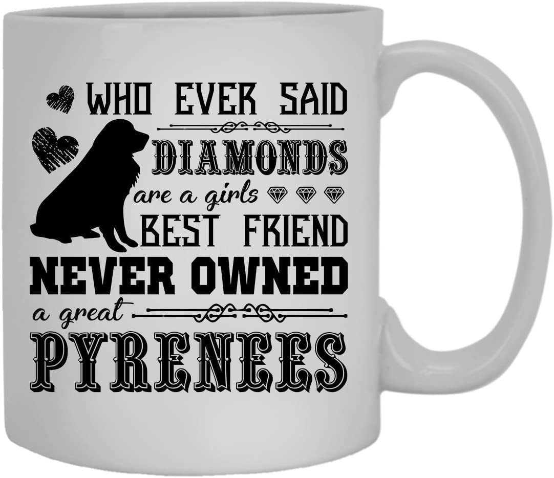 Great Pyrenees Best Friend Coffee Mug, Teacup, Green Tea Cup 11 oz