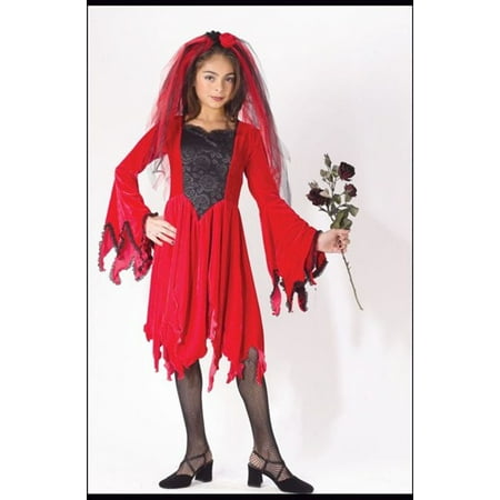 Devil Bride Red Child Halloween Costume