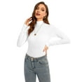 thumbnail image 2 of Women Long Sleeve Slim Fitted Based Layer Lightweight Active Shirt Pullover Tops, 2 of 6
