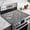 No319, variant on Heat-Resistant Glass Stove Top Cover with Anti-Slip Rubber Coating – Electric Stove Protector, Scratch-Resistant, Expands Counter Space, Stylish Kitchen Decor (Daisy)