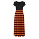 thumbnail image 3 of Vestido largo colorido con estampado de Halloween para mujer, vestidos estampados de manga corta, vestido playero informal Maxi Pompotops  ghjkhdj13781, 3 of 6