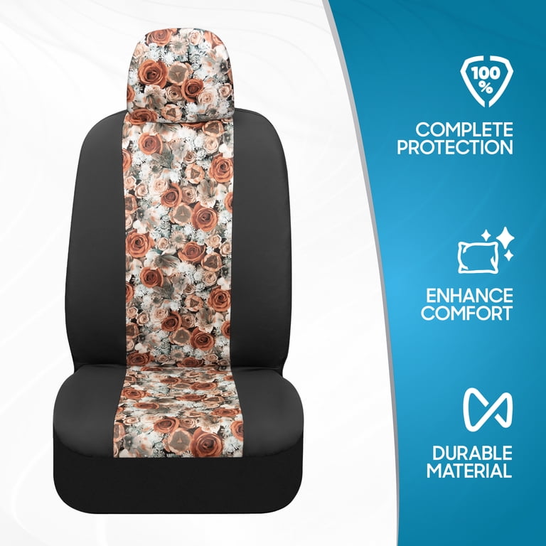 Almohadillas Suaves Para Cinturón De Seguridad - ¡Protege El Cuello Y Evita Rozaduras! (2 Unidades, Diseño Floral)