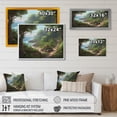 thumbnail image 4 of Designart "Coastal Radiance III" Modern Landscape Beach Wall Art For Bathroom, 4 of 5