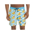 thumbnail image 5 of NEFF Men's Checkered Ducky Daily Hot Tub Board Shorts for Swimming, 5 of 6