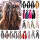 thumbnail image 2 of Fashion Leopard Print Bow Satin Girls Elastic Hair Bands Long Ribbon Ponytail Scarf Hair Tie Women Scrunchies Hair Accessories, 2 of 4