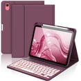 thumbnail image 1 of Funda con Teclado aMZCaSE para iPad A16 10ª y 11ª Generación 10.9" Retroiluminada, 1 of 9