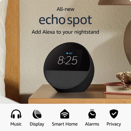 THINKYOU Smart Alarm Clock - Personalized Control, Time, Weather, Music, and More