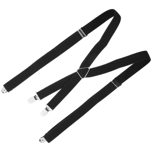 DEEPCRAFF Suit Suspenders For Women Black Canvas 1Pcs