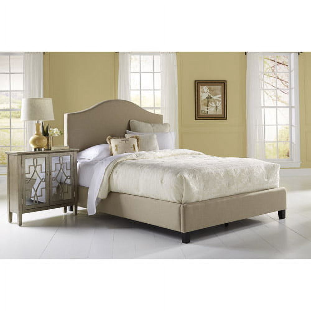 pulaski elena saddle back upholstered headboard