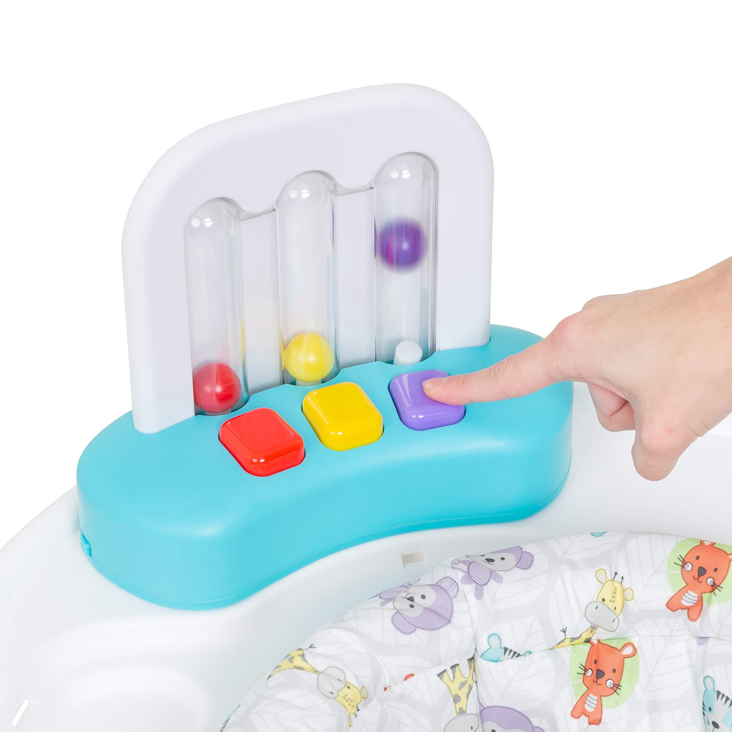 Smart Steps by Baby Trend Dine N’ Play 3-in-1 Feeding Walker - Hexagon Dots  (Walmart Exclusive)